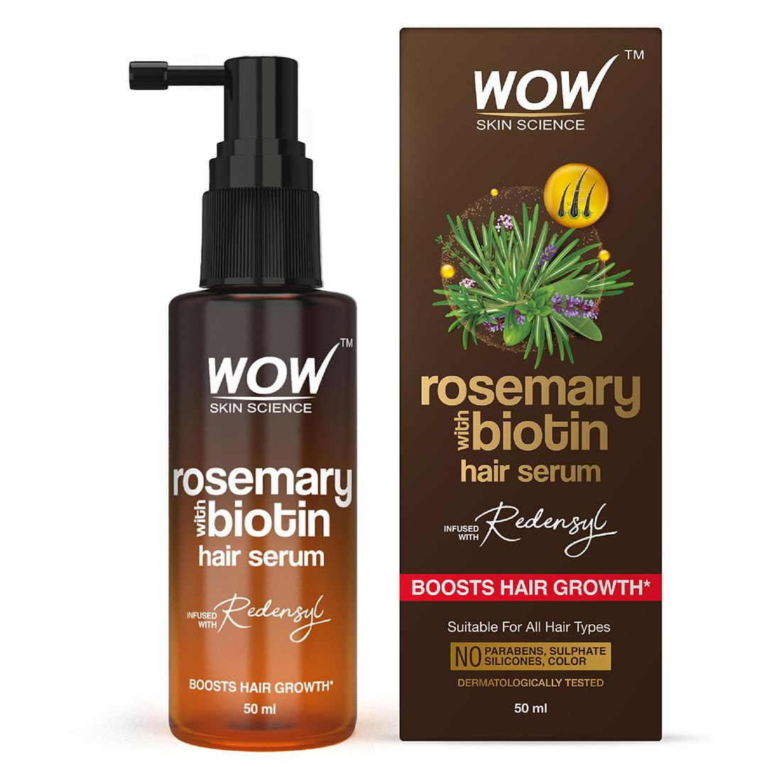 Wow Life Science Rosemary With Biotin Hair Serum