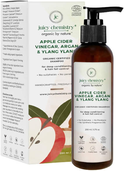 Juicy Chemistry Apple Cider Vinegar, Argan & Ylang Ylang Shampoo