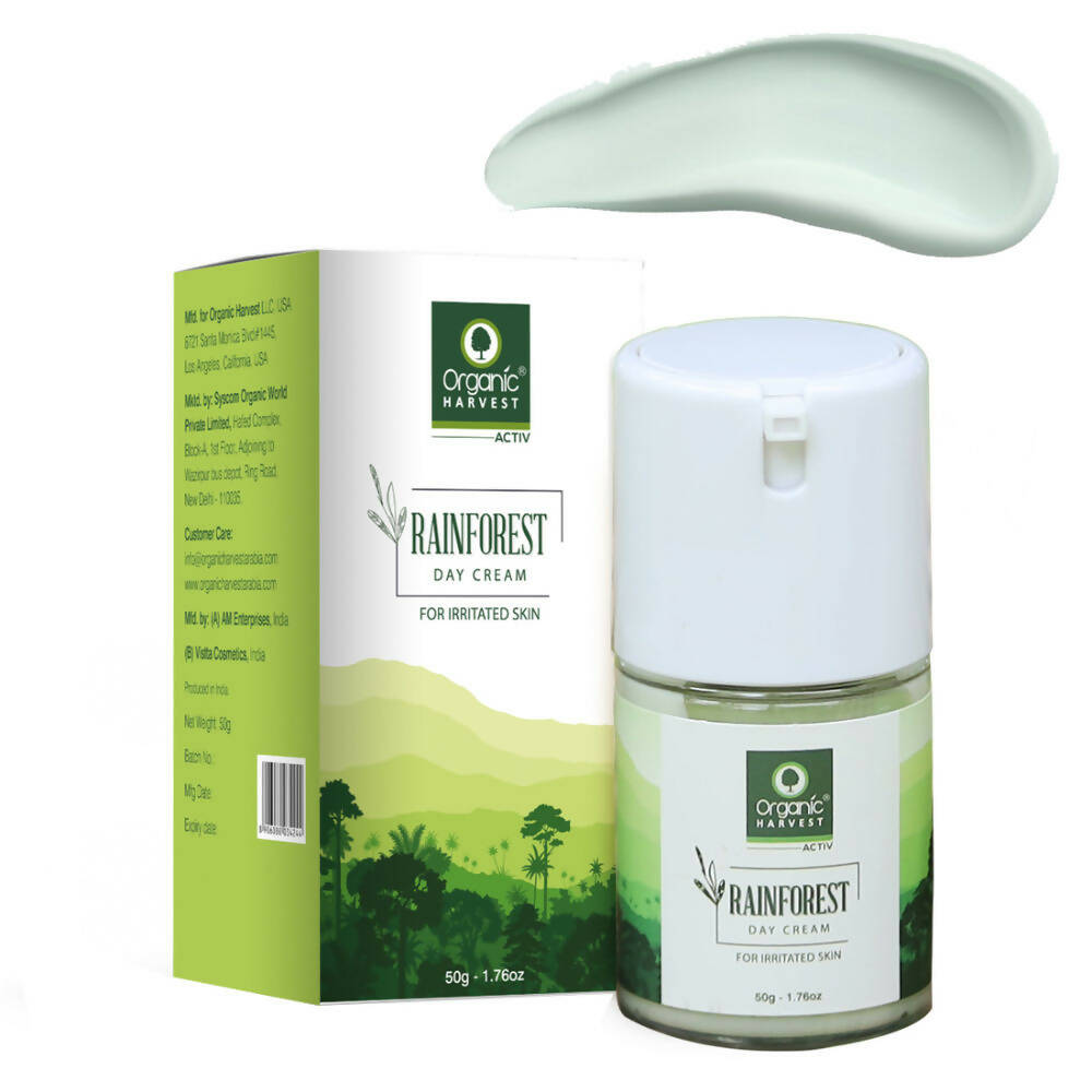 Organic Harvest Rainforest Day Cream For Irritated Skin