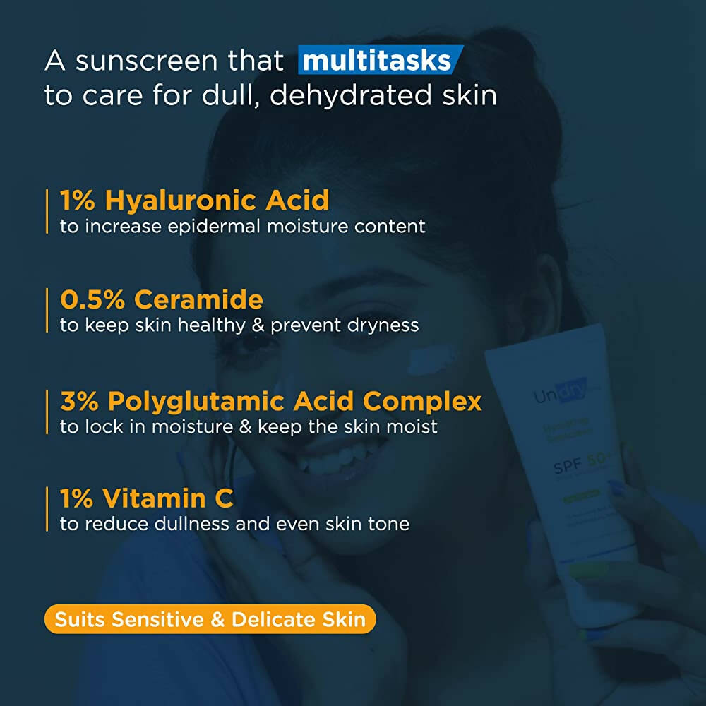Undry Hydrating Sunscreen SPF 50+ for Dry Skin