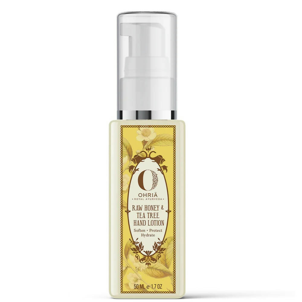 Ohria Ayurveda Raw Honey & Tea Tree Hand Lotion