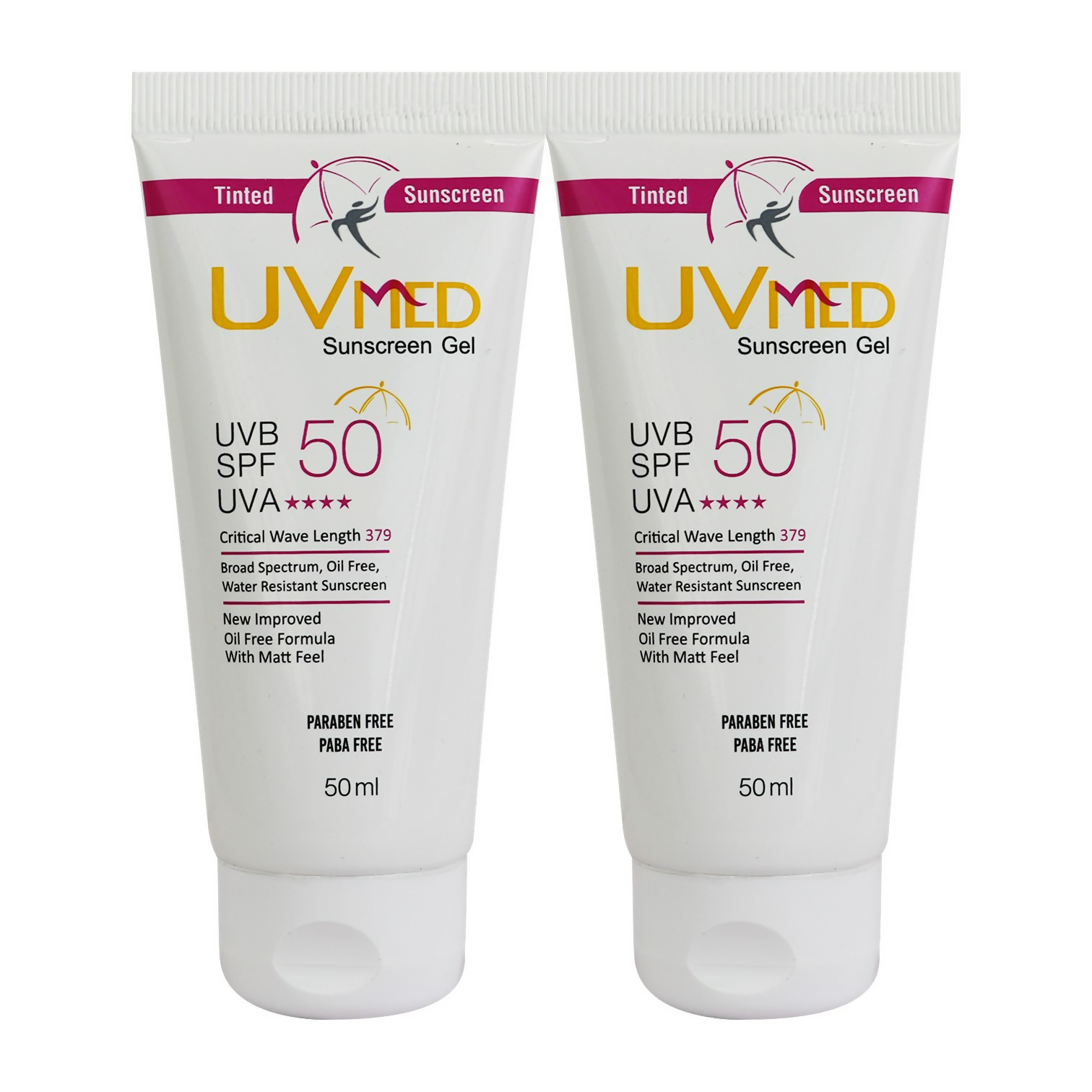 Uvmed Tinted Sunscreen Cream SPF 50