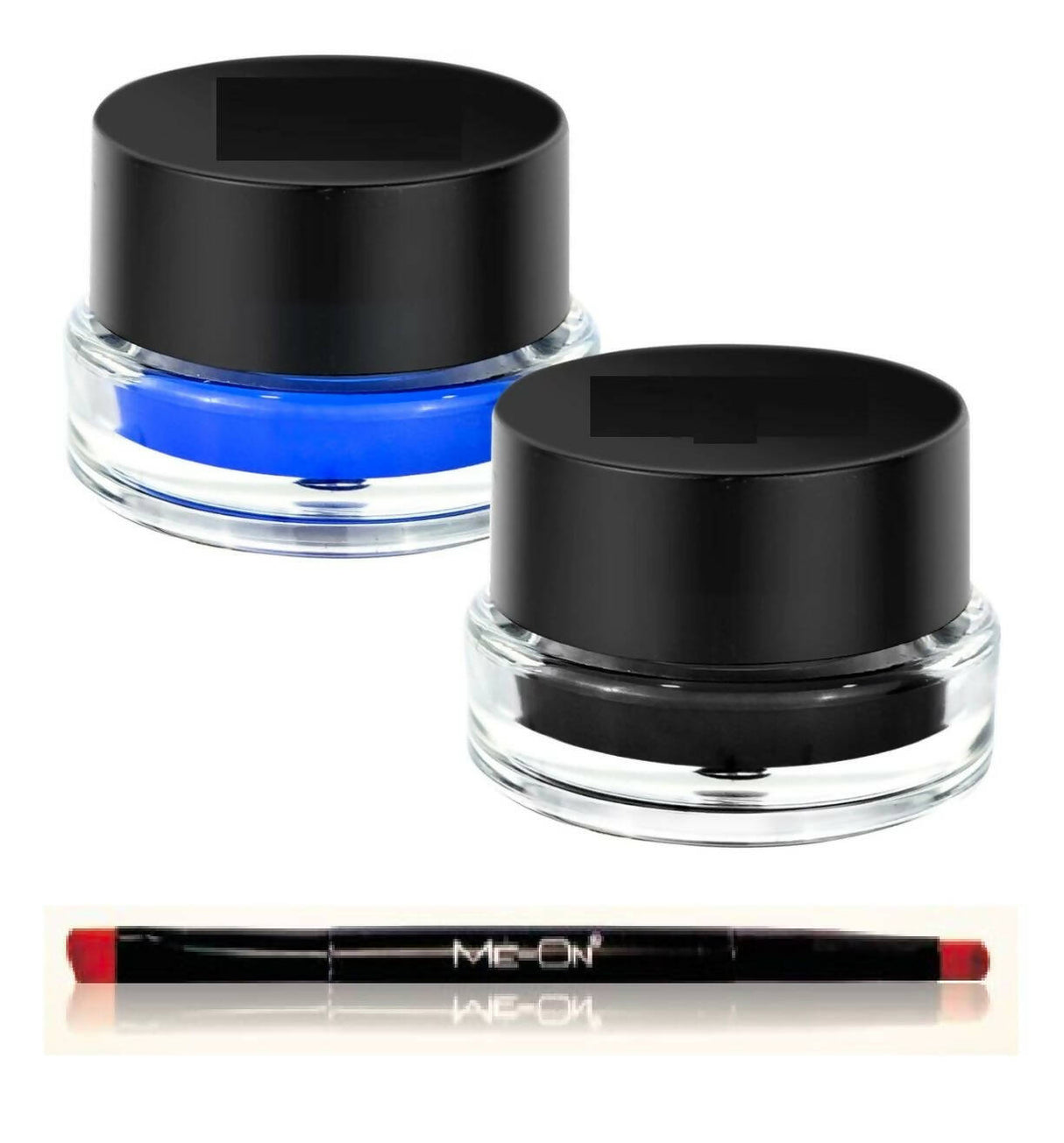 Favon Music Flower Pack Of Black and Blue Gel Eyeliners