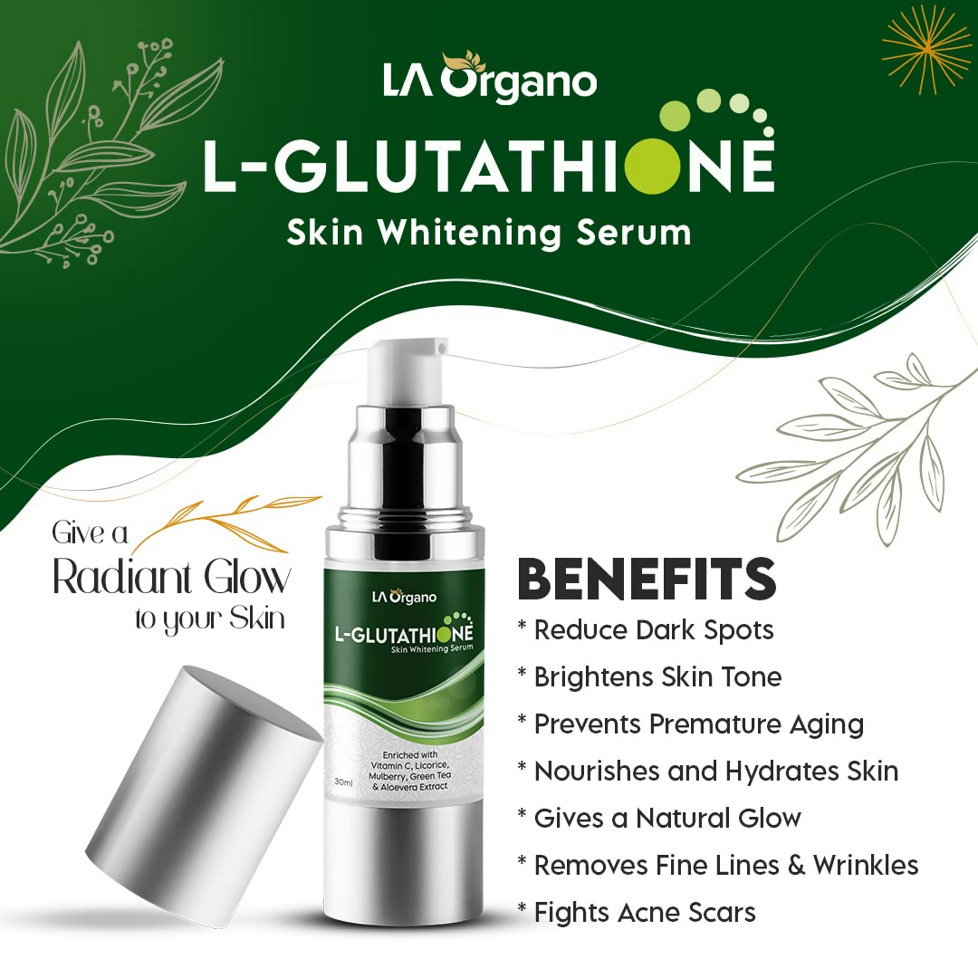 LA Organo L-Glutathione Serum For Skin Whitening