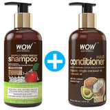 Wow Skin Science Apple Cider Vinegar Shampoo and Hair Conditioner Combo