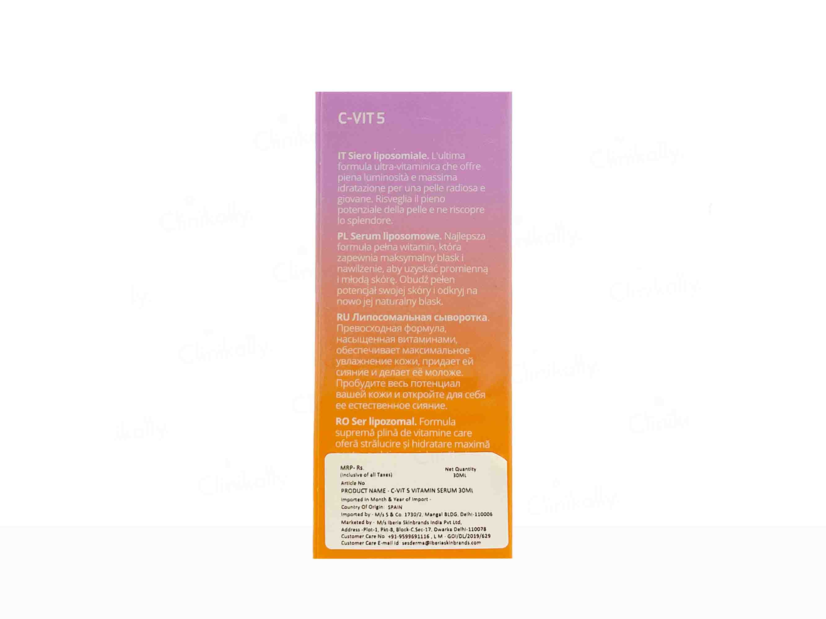 Sesderma C-VIT 5 Liposomal Serum