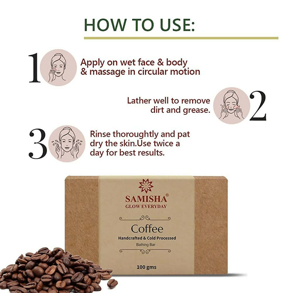 Samisha Organic Coffee Deep Exfoliating Bathing Bar