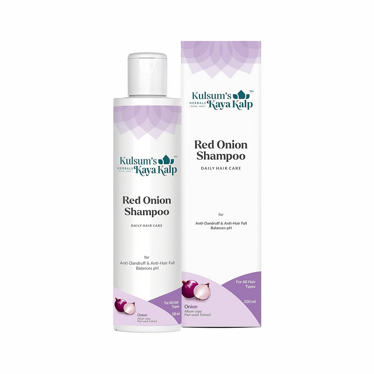 Kulsum's Kaya Kalp Red Onion Shampoo For Anti Dandruff & Anti Hair Fall