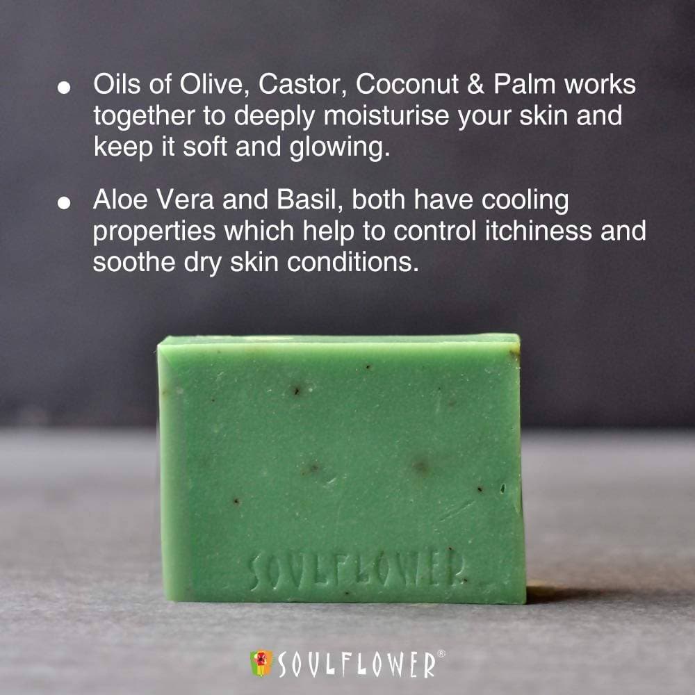 Soulflower Cool Aloe Vera Handmade Soap