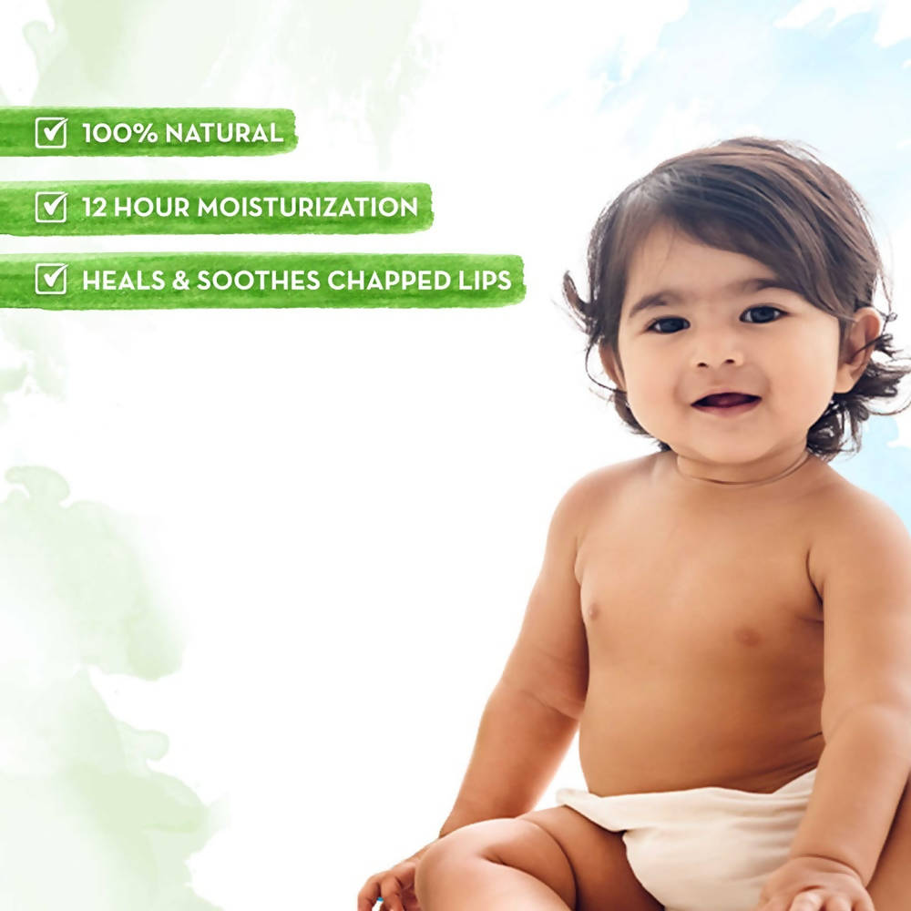 Mamaearth Milky Soft Natural Baby Lip Balm For 12-Hour Moisturization & Heals Chapped Lips