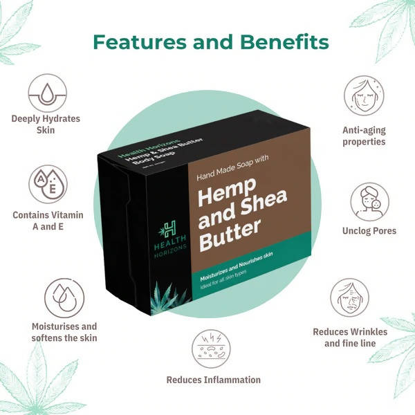 Health Horizons Shea Butter and Hemp Soap