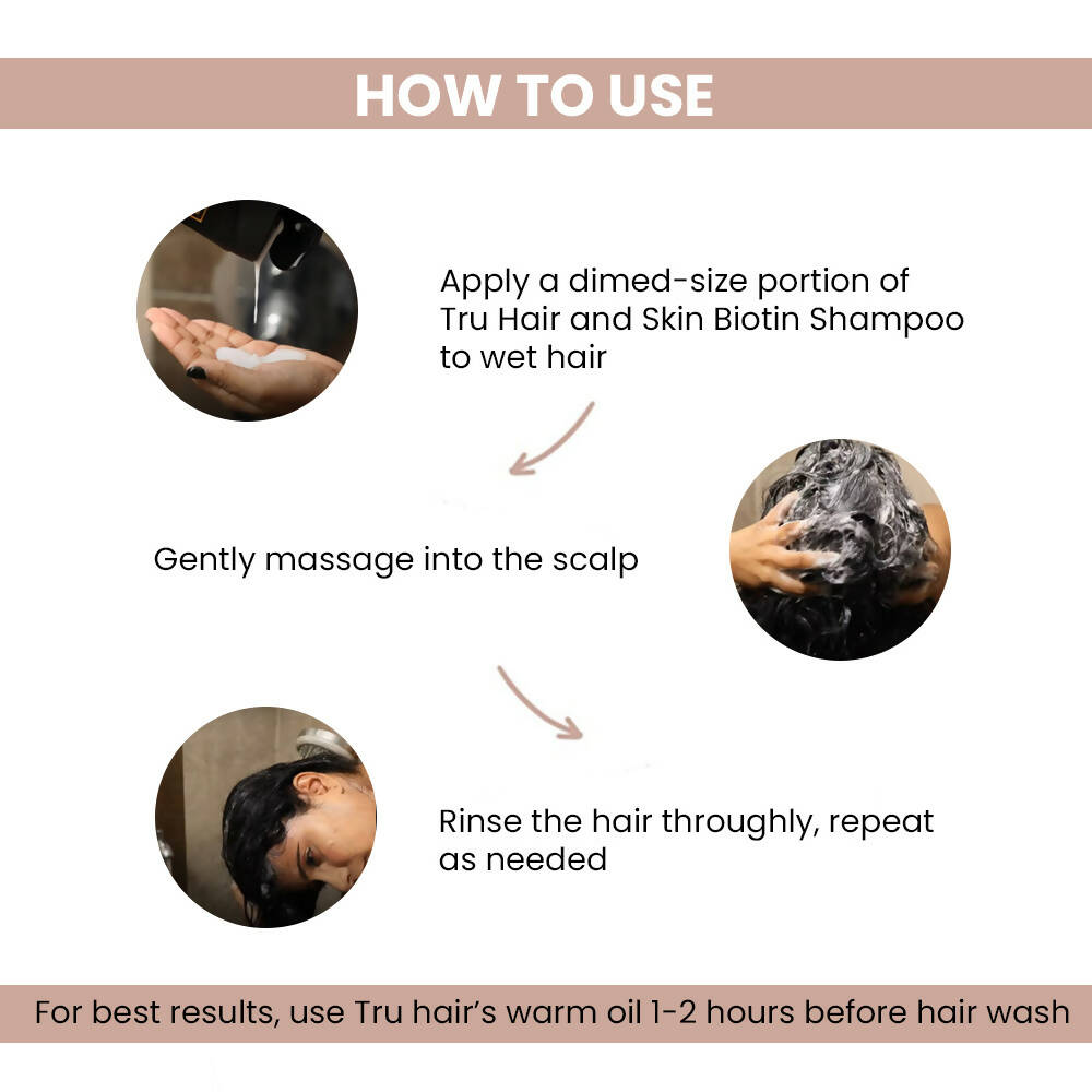 Tru Hair & Skin Biotin Shampoo