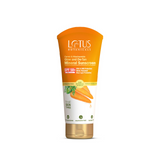 Lotus Botanicals Carrot & Niacinamide Glow and De-Tan Mineral Sunscreen, SPF 50+, PA++++