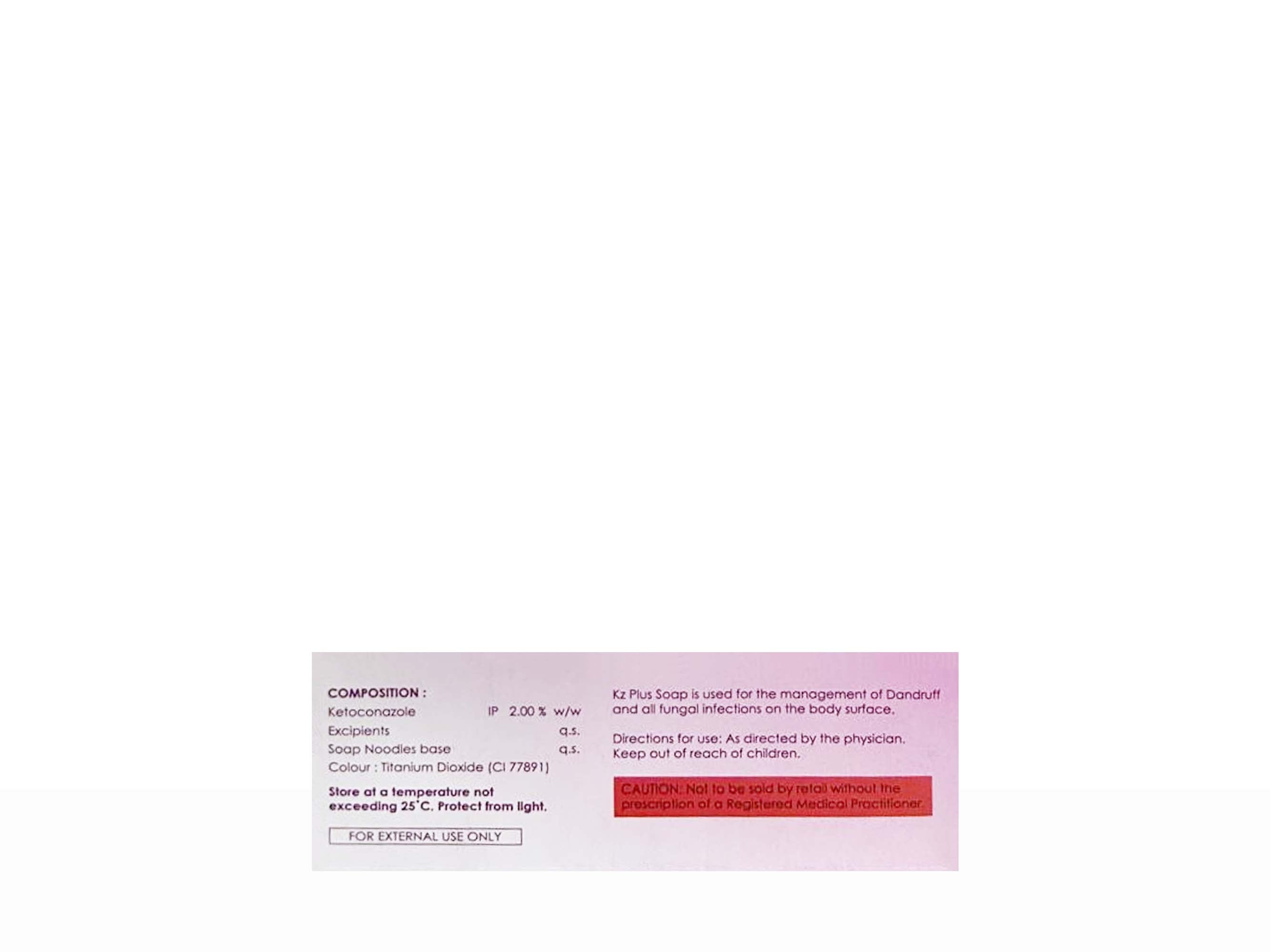 Kz Plus Medicated Soap
