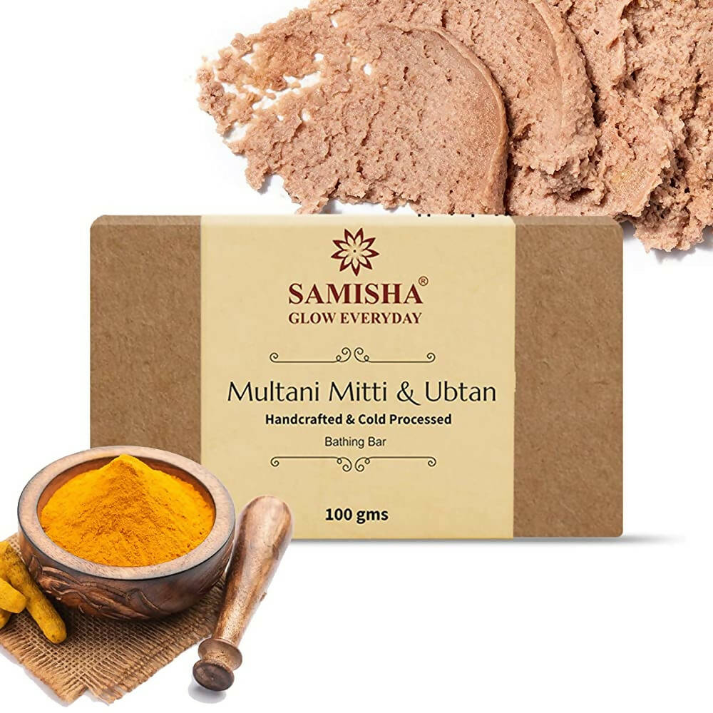 Samisha Organic Multani Mitti & Ubtan Skin Rejuvenating Bathing Bar