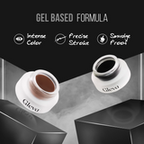 Gleva Compact Black Gel Eyeliner - Brown