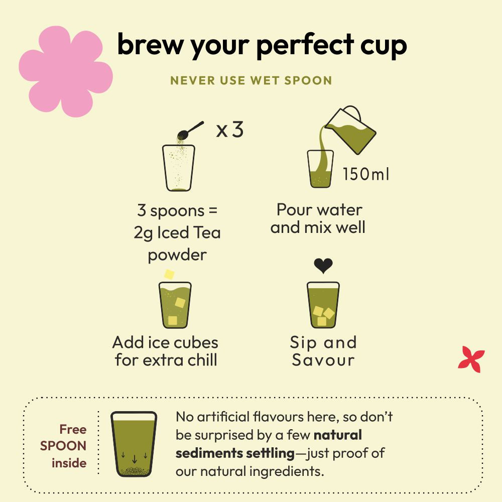 Nimbu-e-masala Prebiotic Iced Green Tea