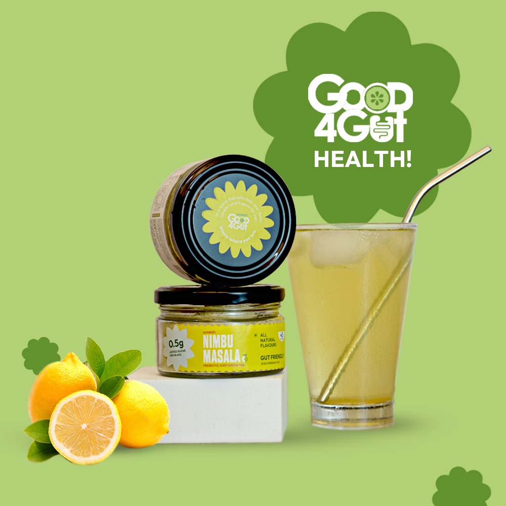 Nimbu-e-masala Prebiotic Iced Green Tea