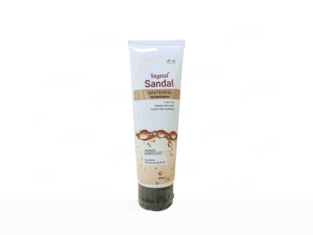 Vegetal Sandal Whitening Gel Face Wash