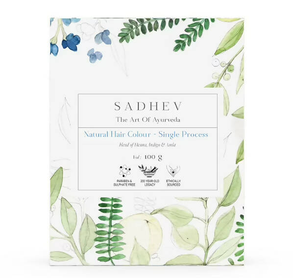 Sadhev Ayurvedic Hair Color-Single Process