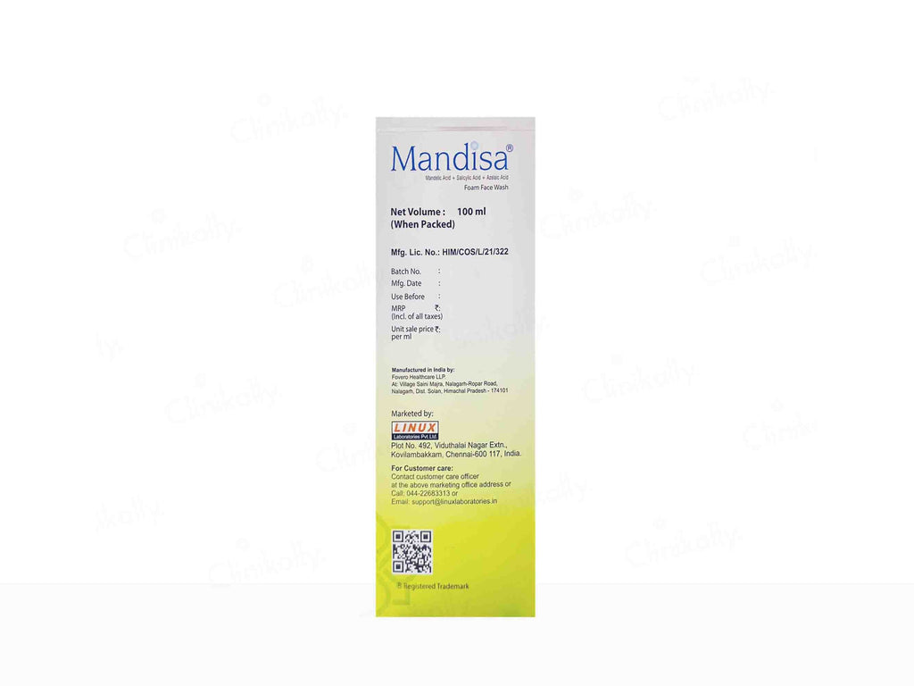 Mandisa Foam Face Wash