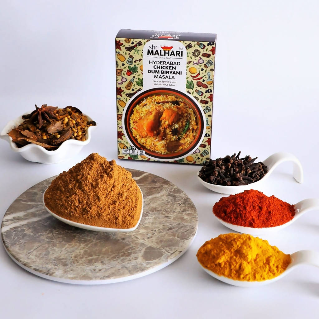 Shri Malhari Hyderabadi Chicken Dum Biryani Masala
