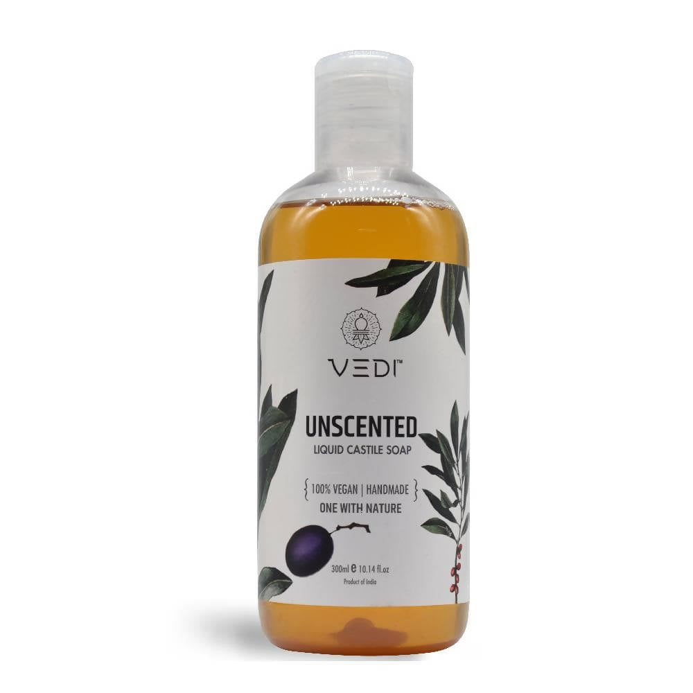 Vedi Herbals Unscented Liquid Castile Soap