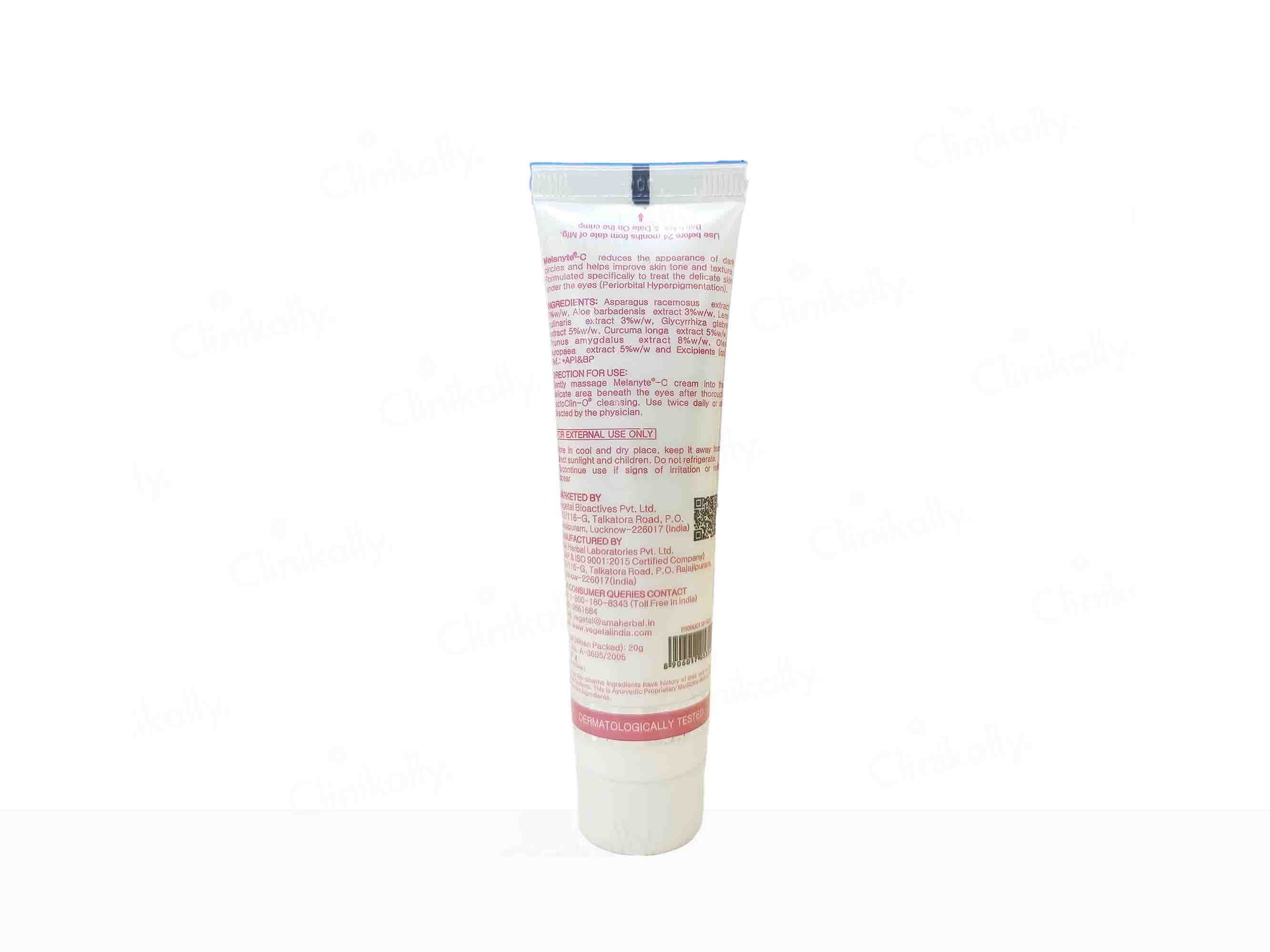 Vegetal Melanyte-C Under Eye Cream