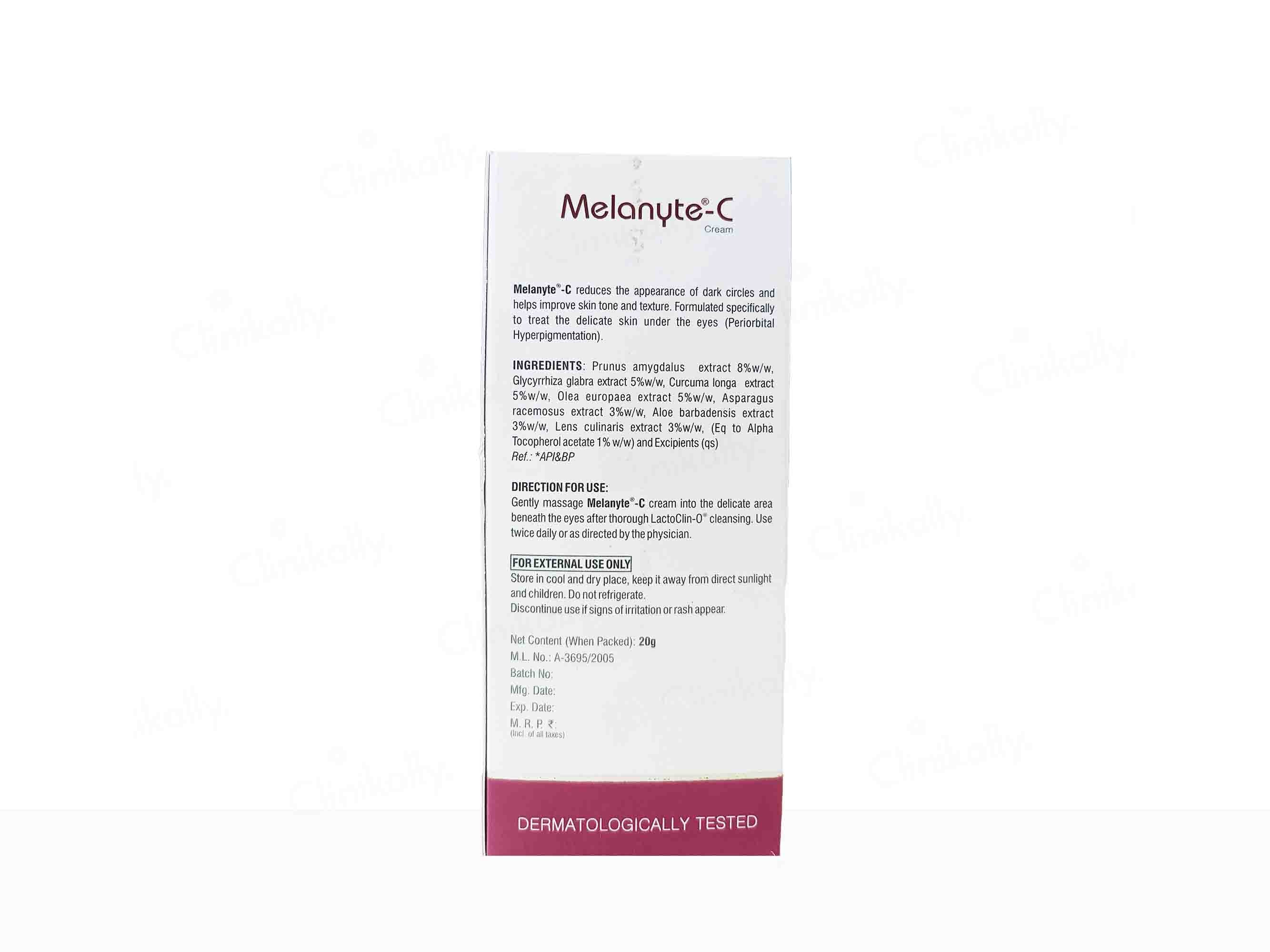 Vegetal Melanyte-C Under Eye Cream