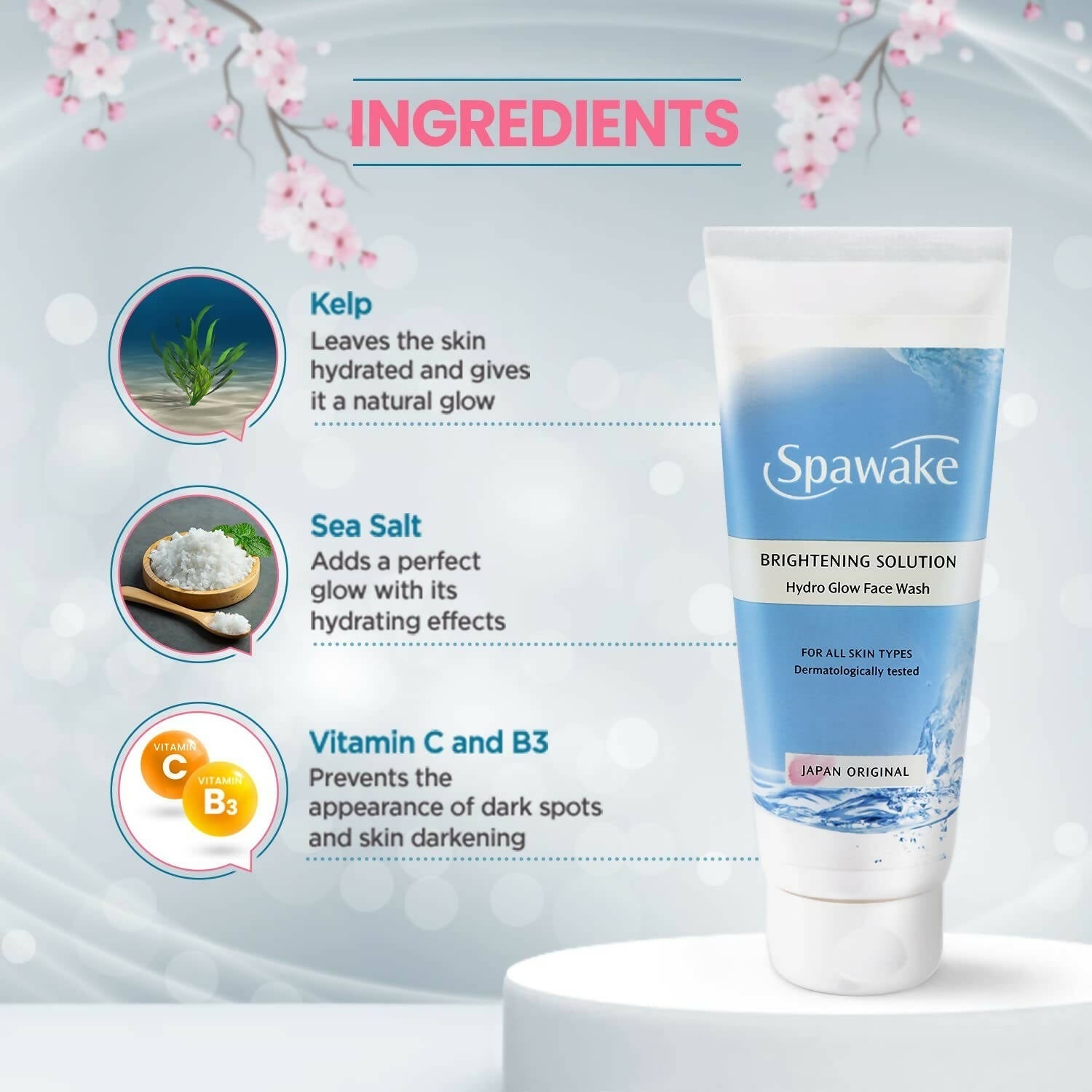 Spawake Brightening Solution Hydro Glow Face Wash
