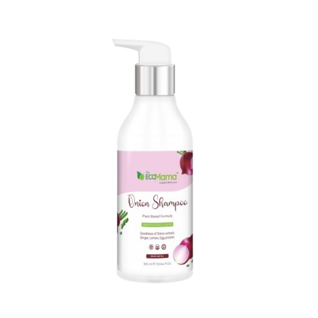 The Eco Mama Onion Shampoo With Amla, Bhringraj, Vitamin E & C