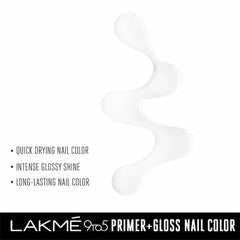 Lakme 9 to 5 Primer + Gloss Nail Colour - Top Coat