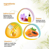 Prisa Organics Saffron & Papaya Skin Lightening Cream With Alpha Arbutin SPF 20