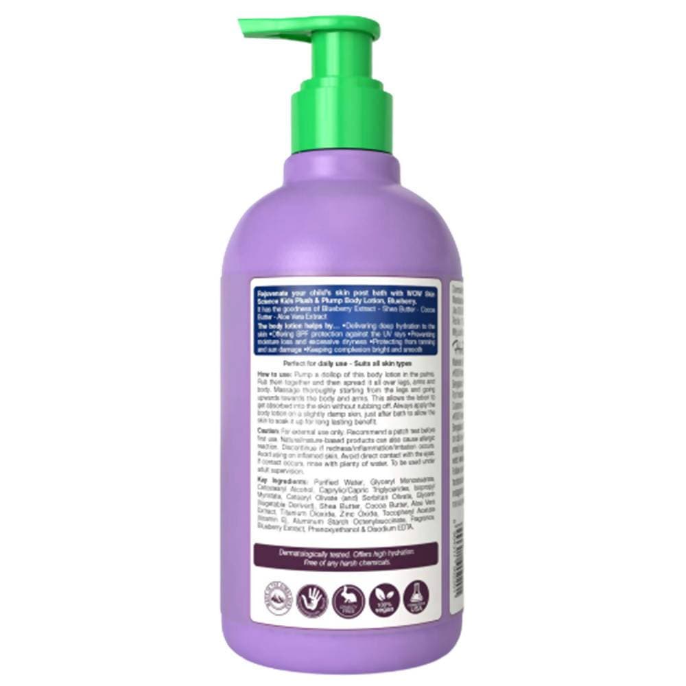 Wow Skin Science Kids Plush & Plump Body Lotion - Blueberry