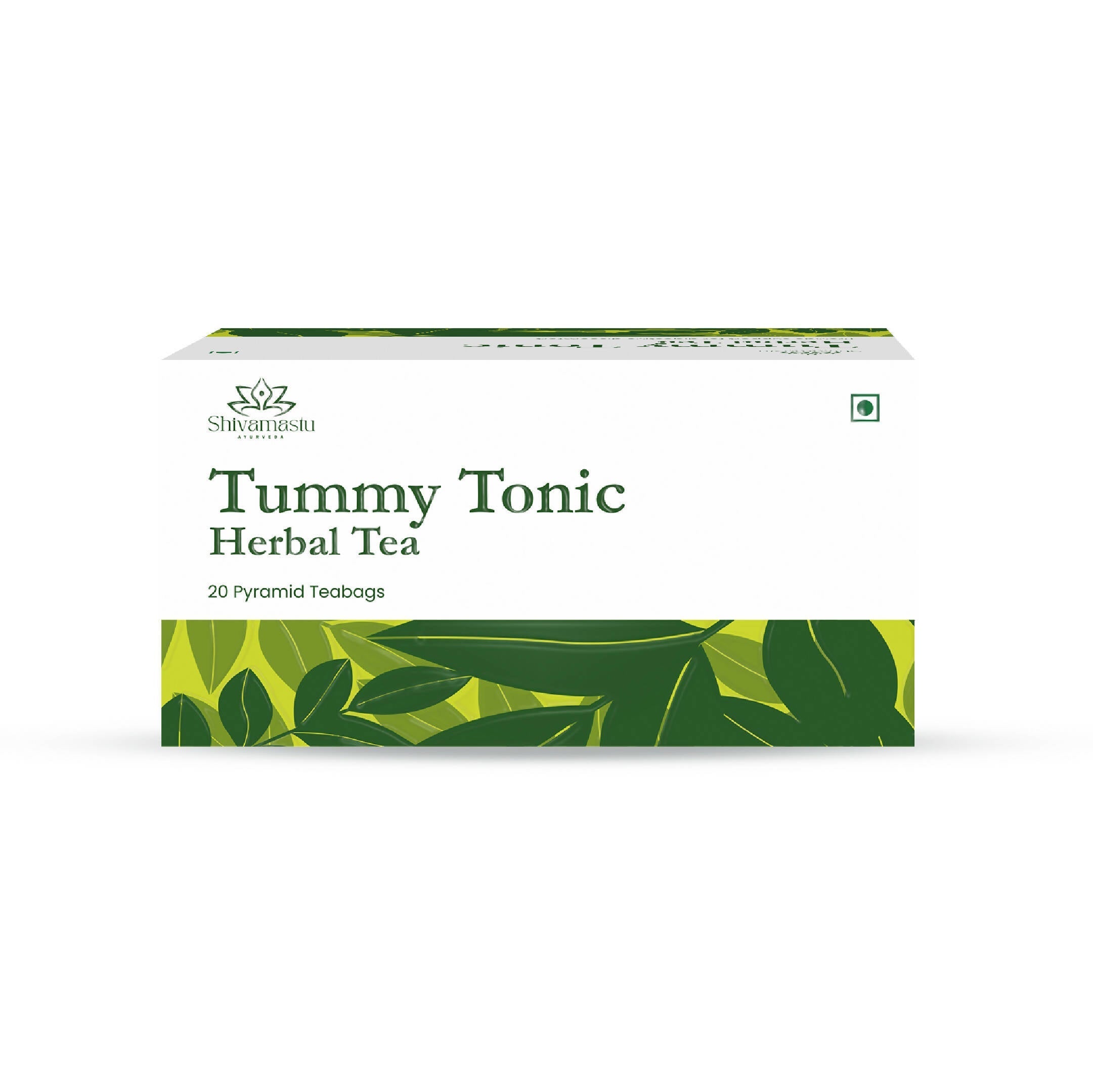 Shivamastu Ayurveda Tummy Tonic Herbal Tea - 20 Pyramid Teabags