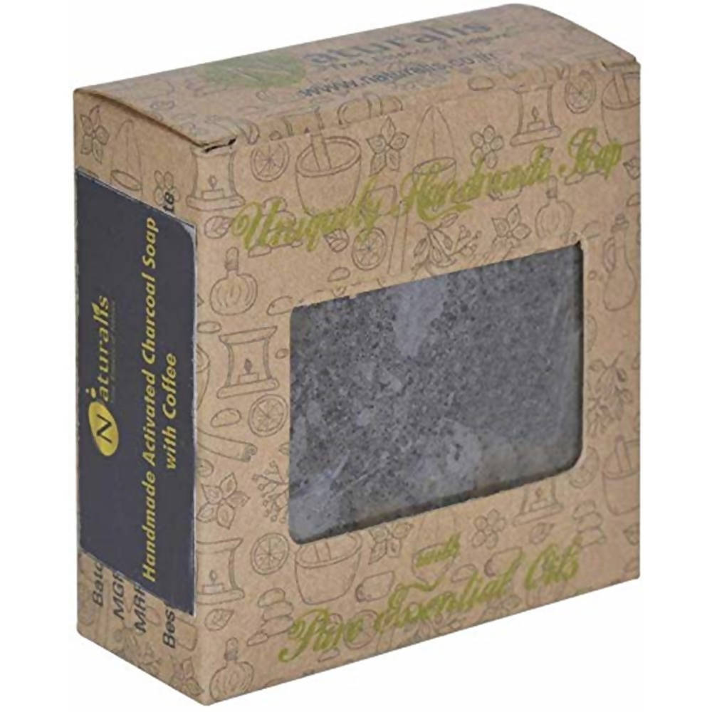 Naturalis Essence Of Nature Handmade Activated Charcoal Soap With Coffee