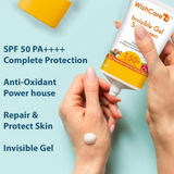 WishCare Invisible Gel SPF50 Ceramide Sunscreen - PA++++