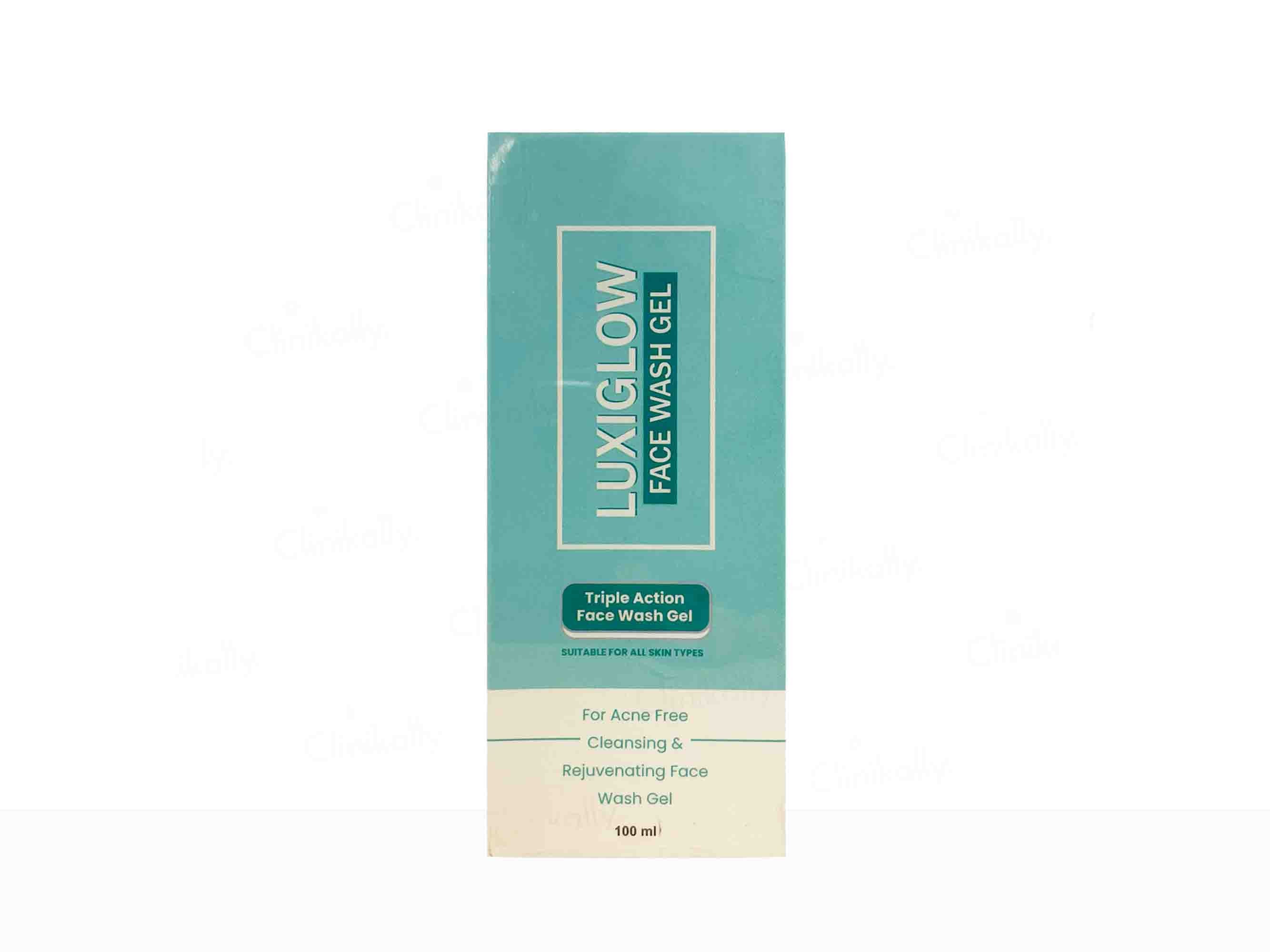 Luxiglow Triple Action Face Wash Gel