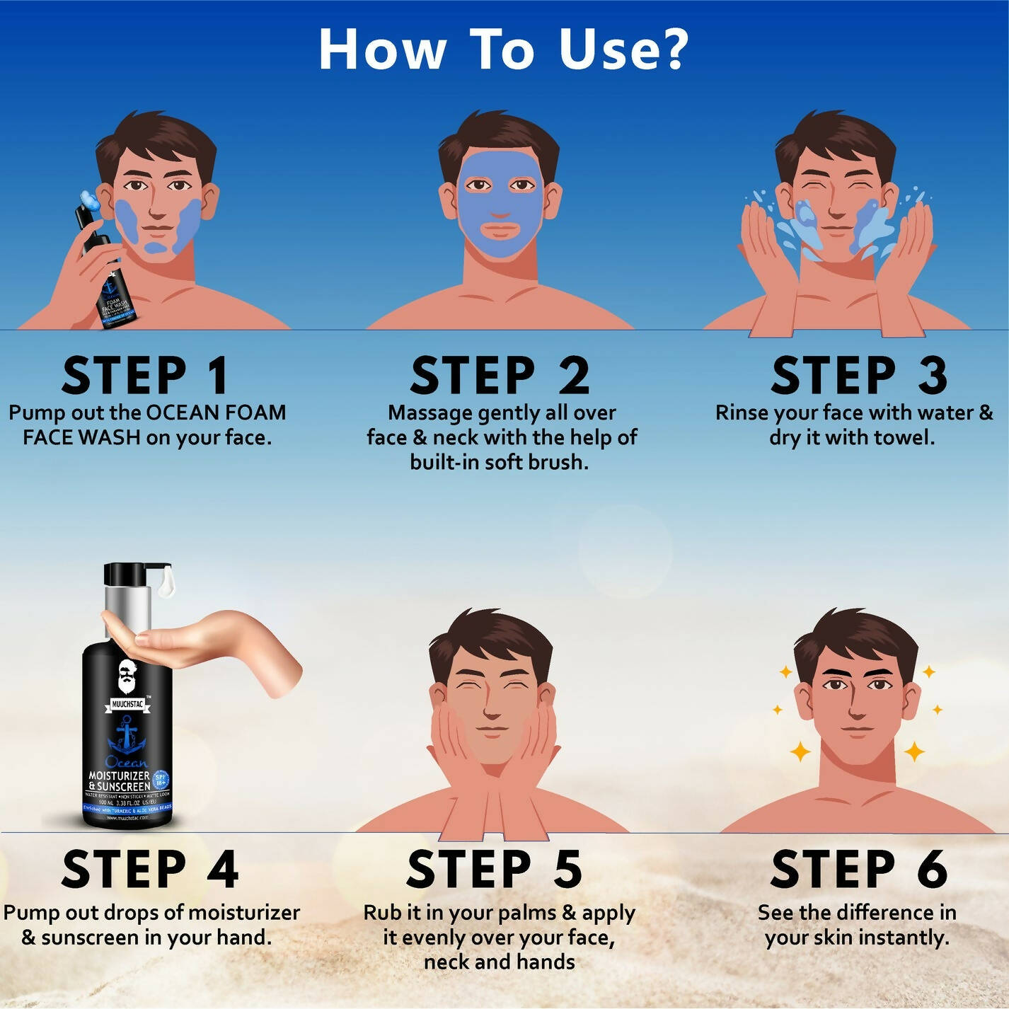 Muuchstac Ocean Moisturizer & Sunscreen For Men