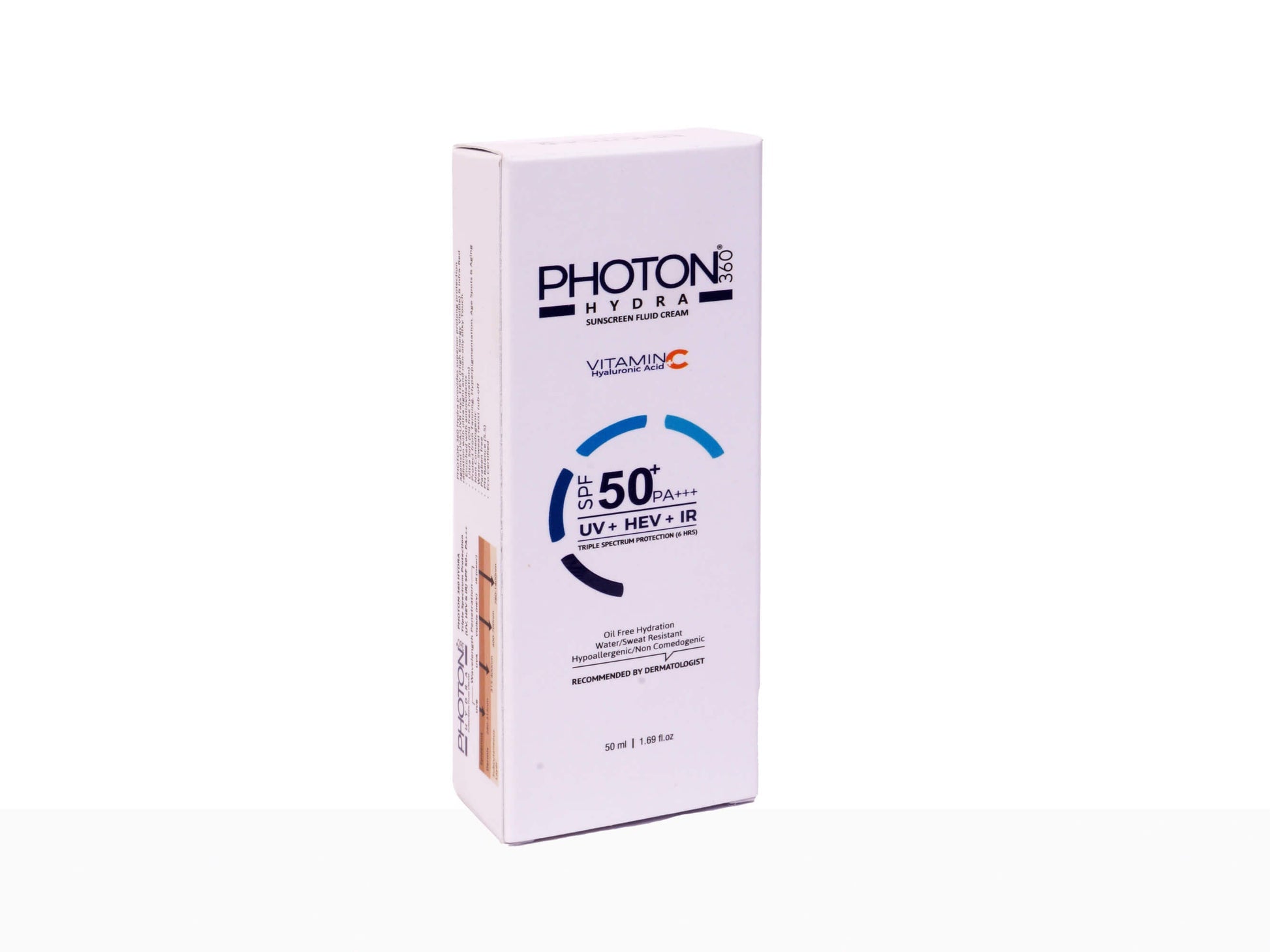 Aclaris Photon 360 Hydra Sunscreen Fluid Cream SPF 50+