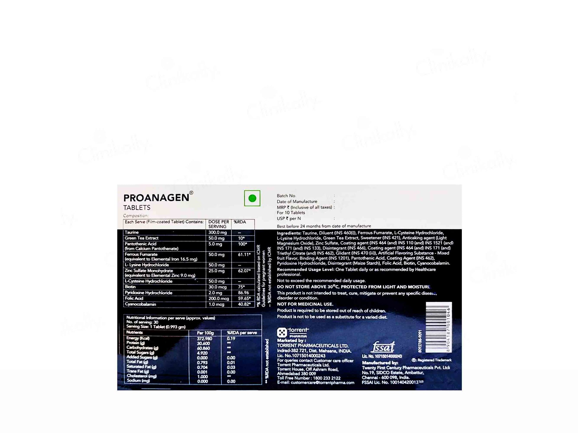 Proanagen Tablet