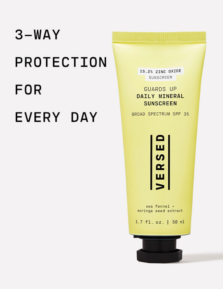 Versed Guards Up Daily Mineral Sunscreen Broad Spectrum SPF 35