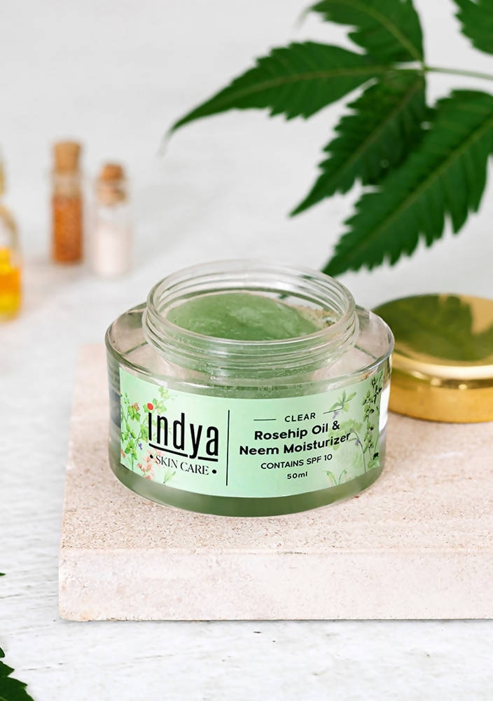 Indya Rosehip Oil & Neem Moisturizer