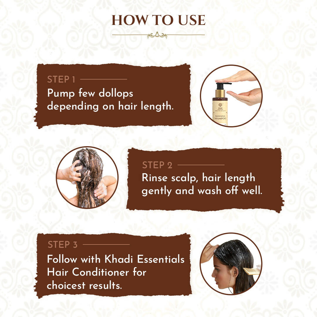Khadi Essentials Banana Shampoo