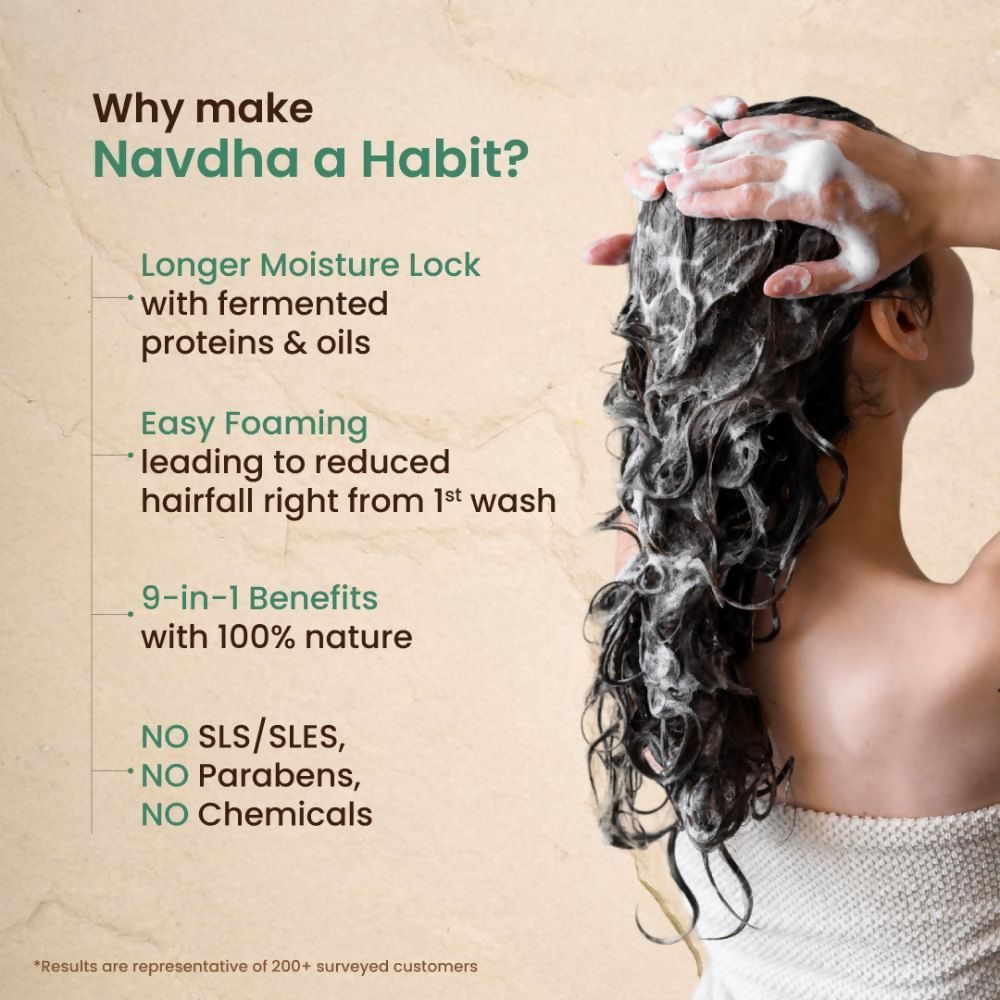 Nat Habit Tri-Leaf Rosemary Navdha Shampoo