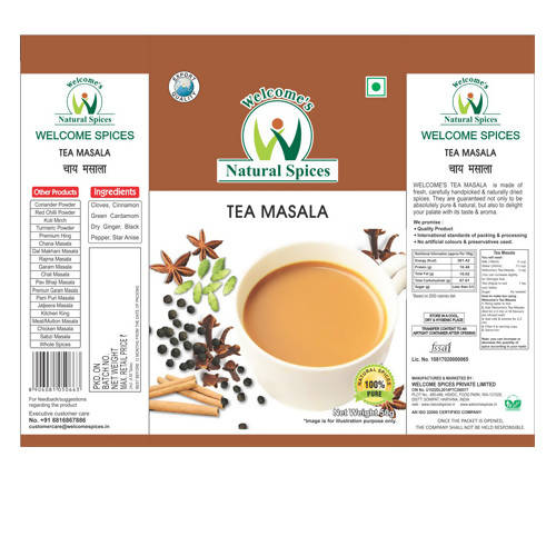 Welcome’s Natural Spices Tea Masala Powder