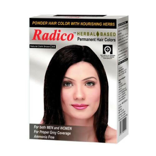 Radico Natural Herbal Based Permanent Hair Color - Dark Brown