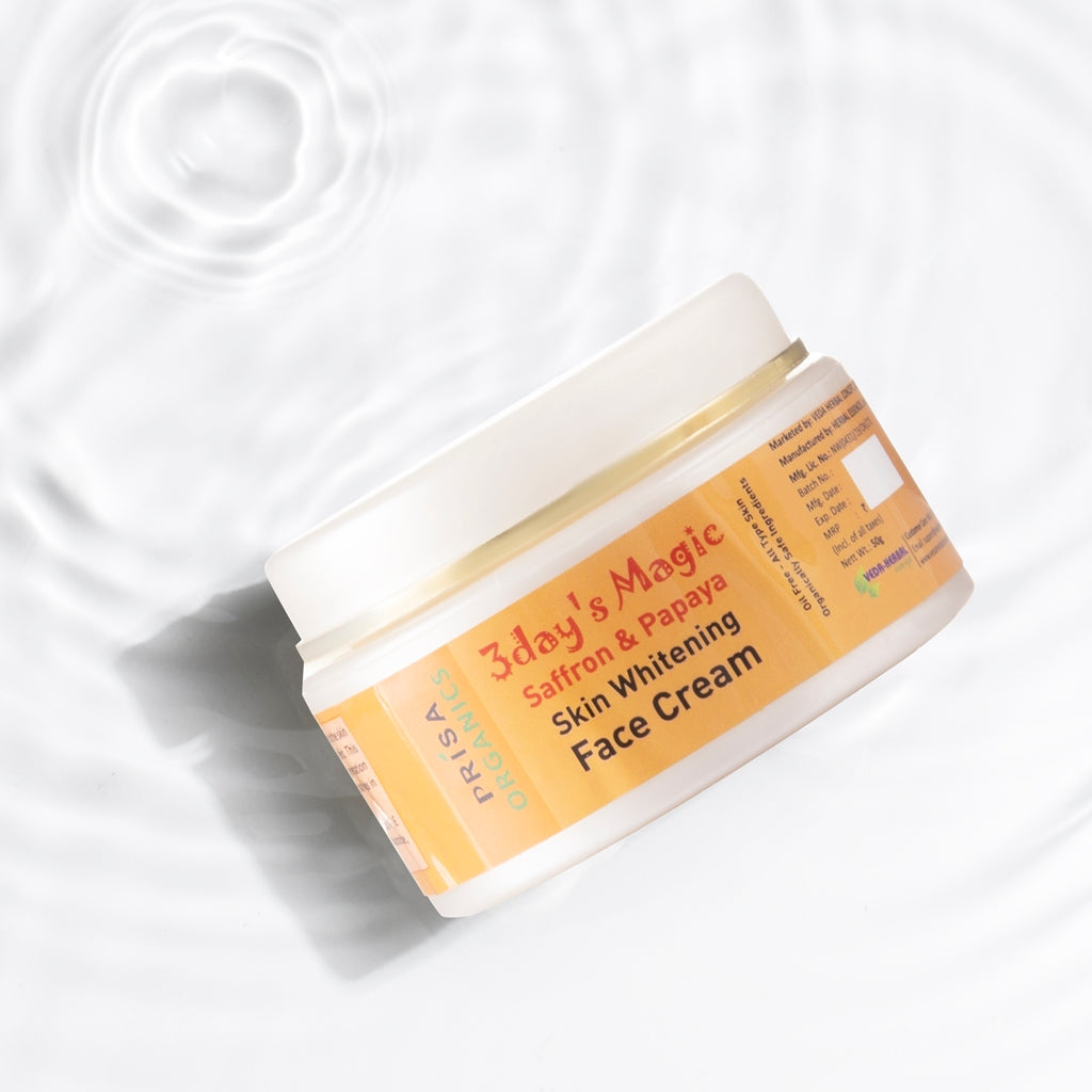 Prisa Organics 3 Day's Magic Face Cream