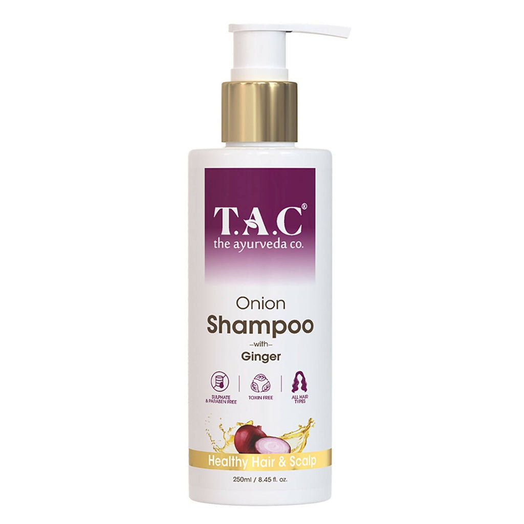 TAC - The Ayurveda Co. Onion Hair Shampoo for Hair Regrowth & Frizz Free Hair