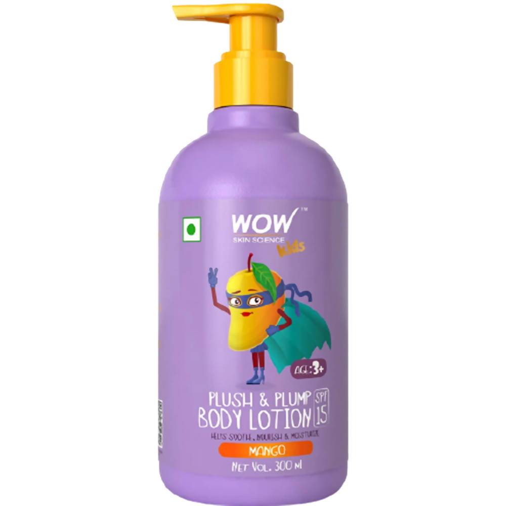 Wow Skin Science Kids Plush & Plump Body Lotion - Mango